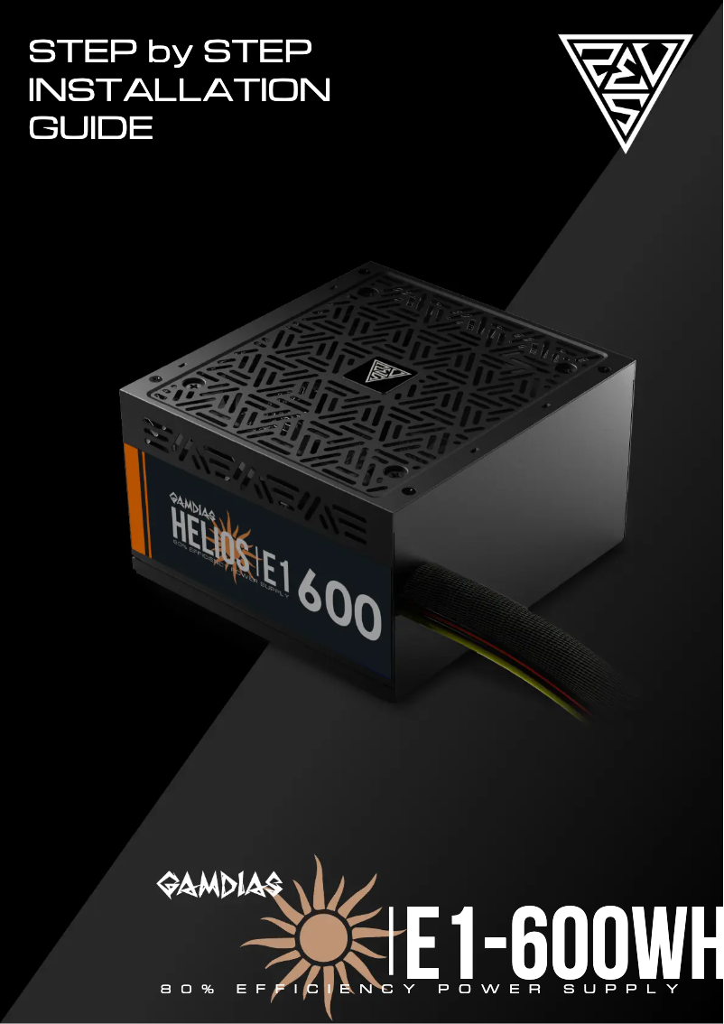 Página 1 del manual Manual de usuario Gamdias Helios E1-600