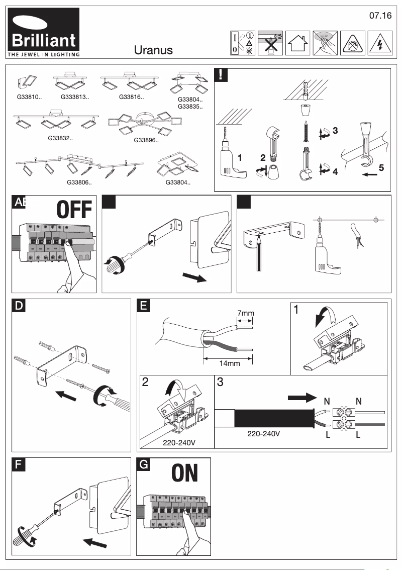 Imagen de la primera página del manual del dispositivo Uranus