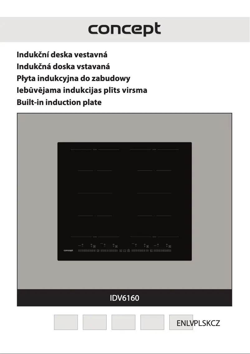 Página 1 del manual Manual de usuario Concept IDV6160