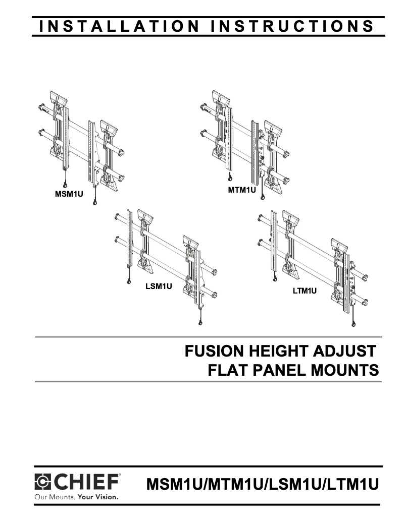 Página 1 del manual Manual de usuario Chief LSM1U