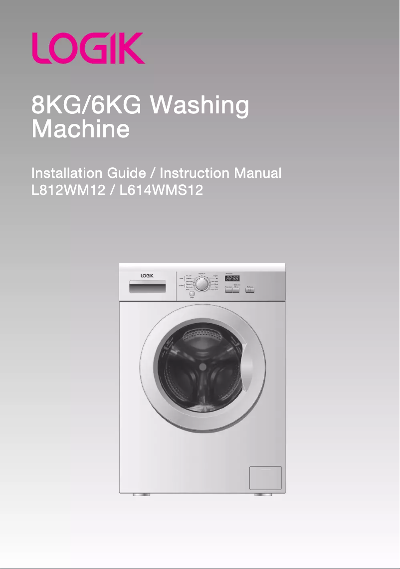 Imagen de la primera página del manual del dispositivo L812WM12