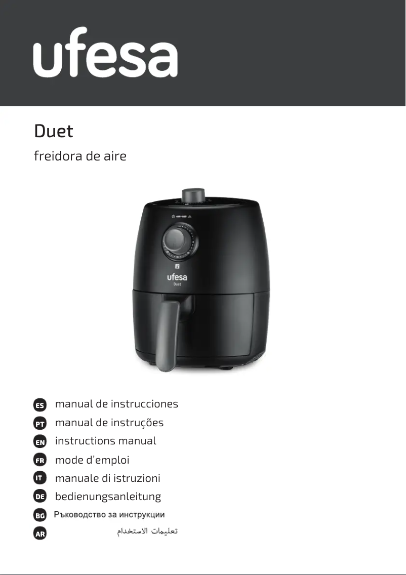 Página 1 del manual Manual de usuario Ufesa Duet