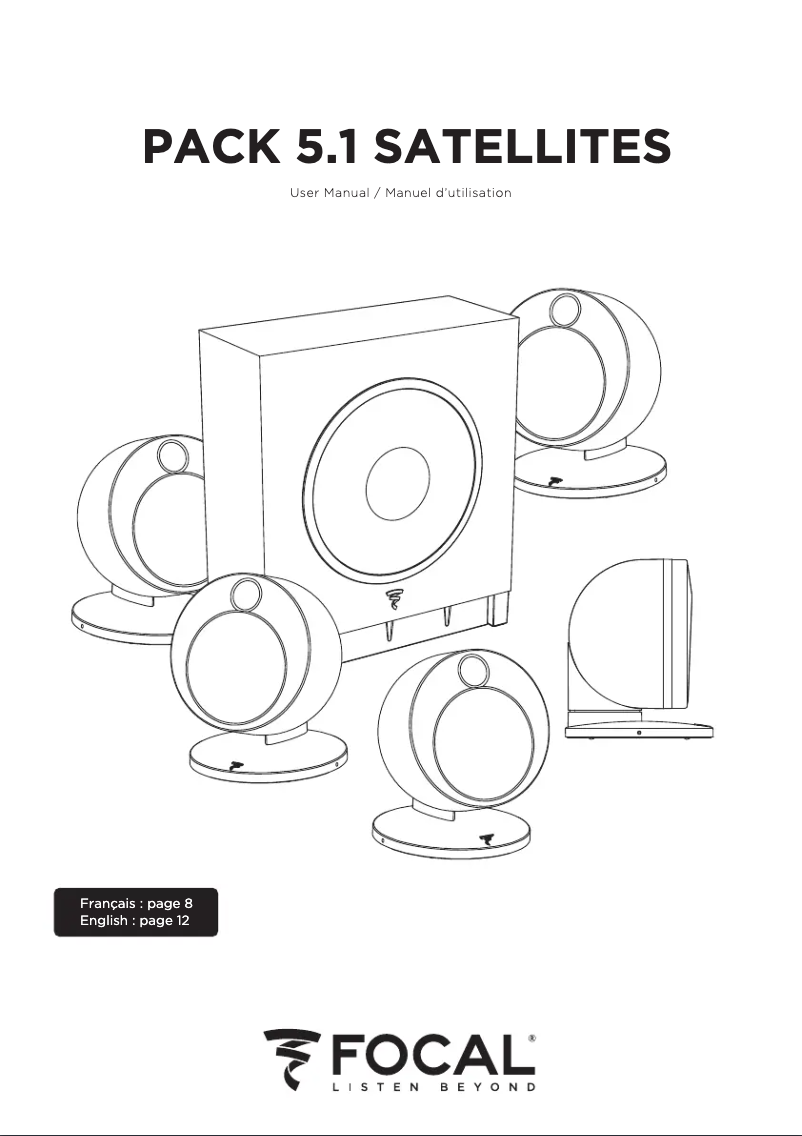 Imagen de la primera página del manual del dispositivo Dôme Flax Pack 5.1