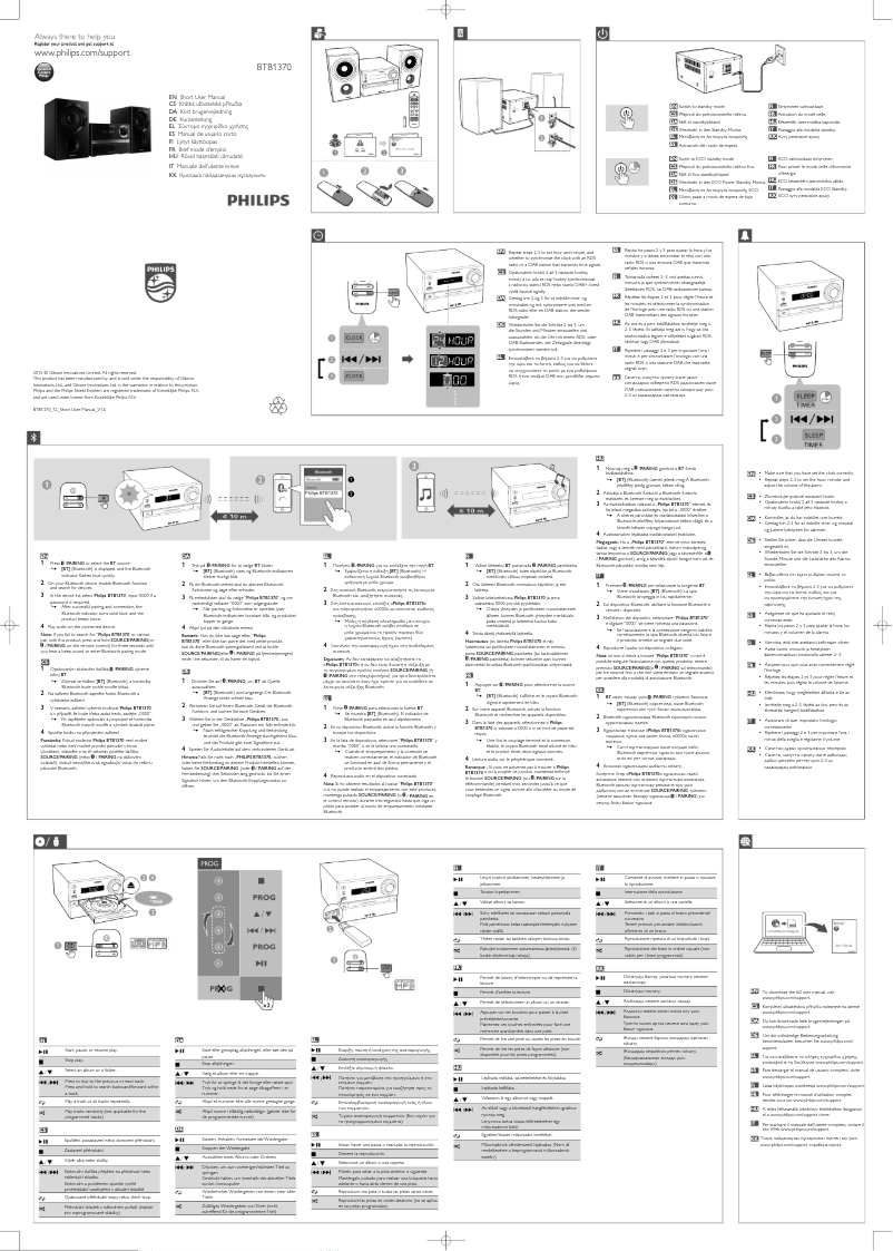 Imagen de la primera página del manual del dispositivo BTB1370