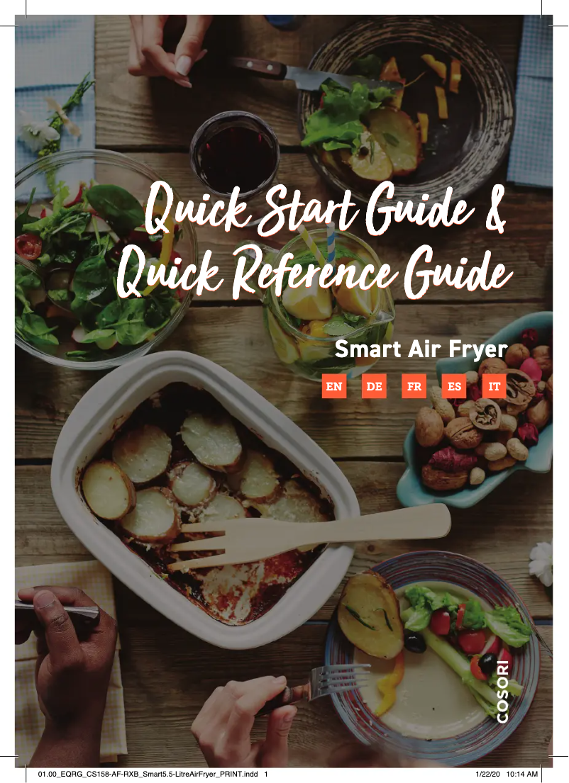 Imagen de la primera página del manual del dispositivo CS158