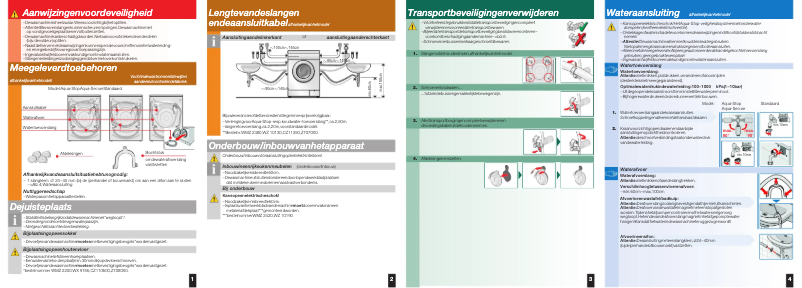 Imagen de la primera página del manual del dispositivo WM12E161FG