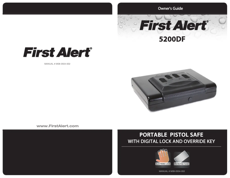 Imagen de la primera página del manual del dispositivo 5200DF