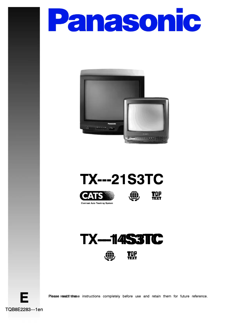 Imagen de la primera página del manual del dispositivo TX-21S3TC