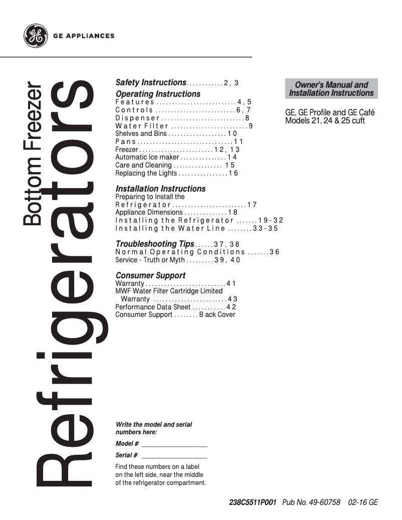 Imagen de la primera página del manual del dispositivo GNE25JSKSS