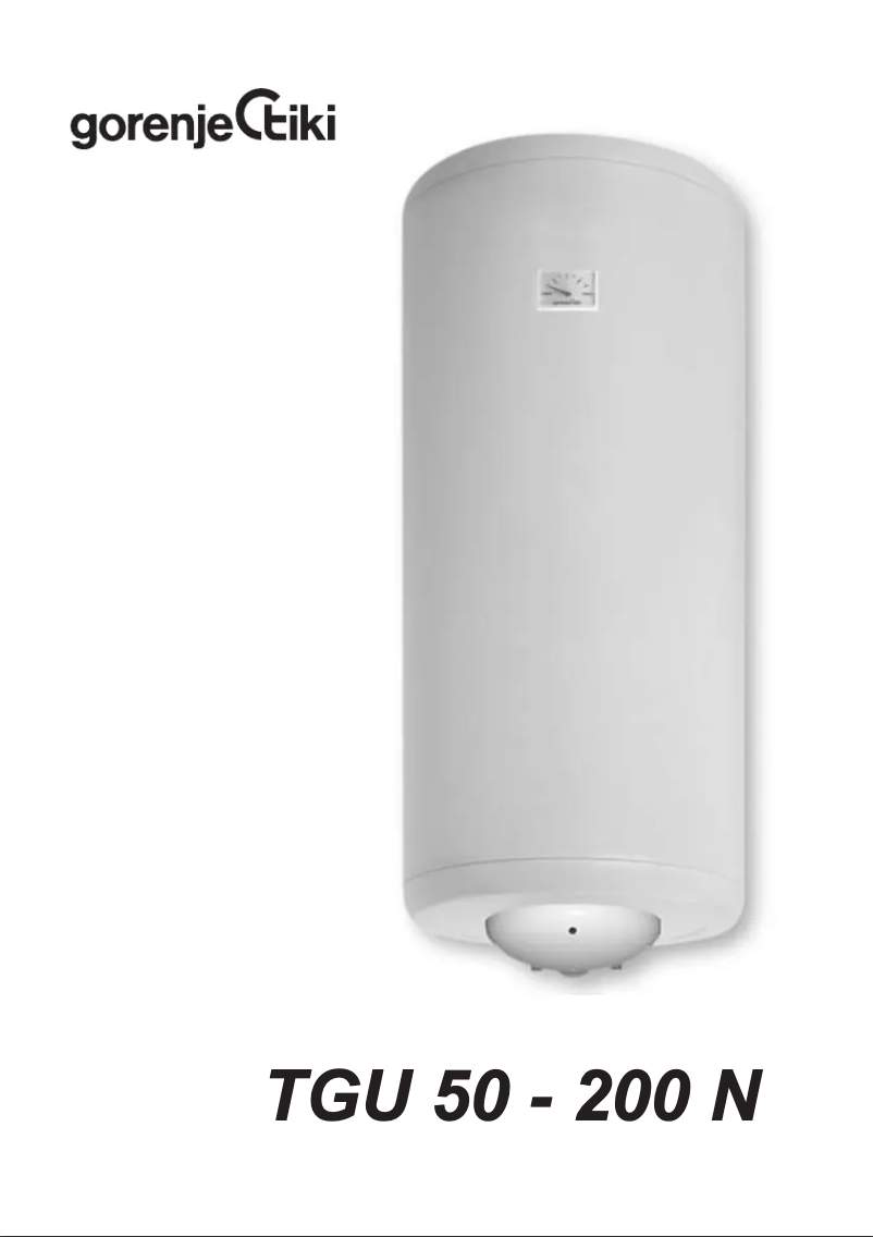 Página nº 1 - Manual de usuario Gorenje TGU80NC6