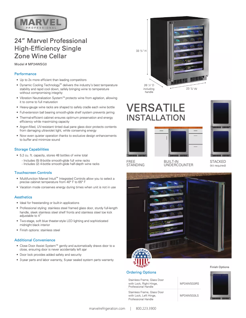 Imagen de la primera página del manual del dispositivo MP24WSG0LS