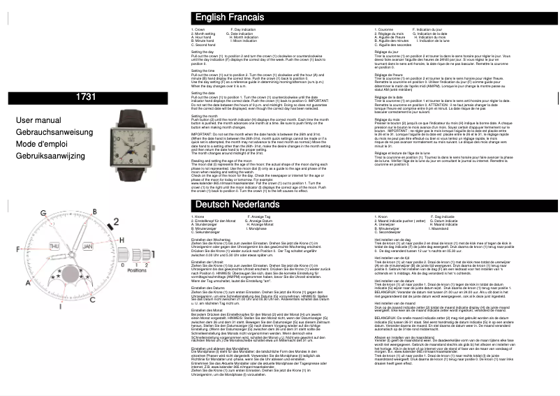 Imagen de la primera página del manual del dispositivo Spencer 1731