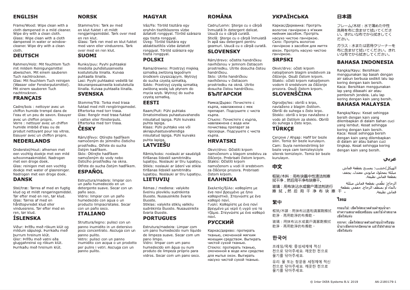 Página 1 del manual Manual de instrucciones Ikea REPVÅG