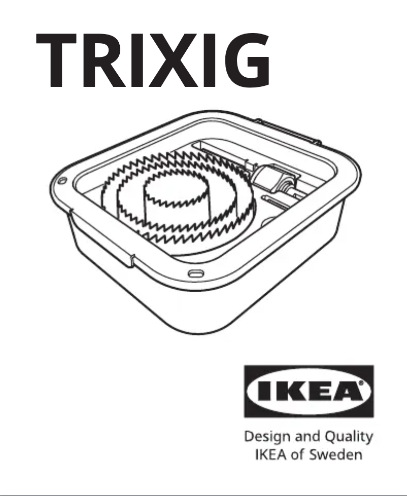 Página 1 del manual Manual de usuario Ikea TRIXIG 105.469.05
