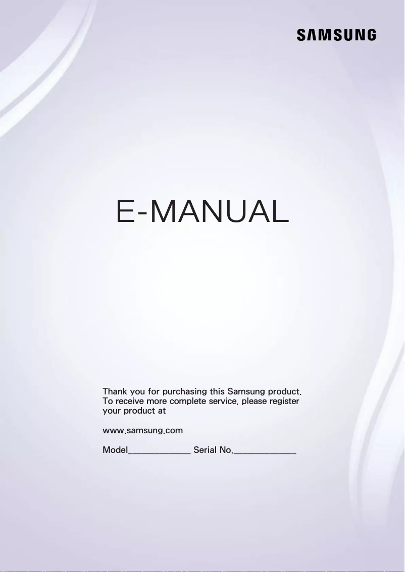 Imagen de la primera página del manual del dispositivo HU8500