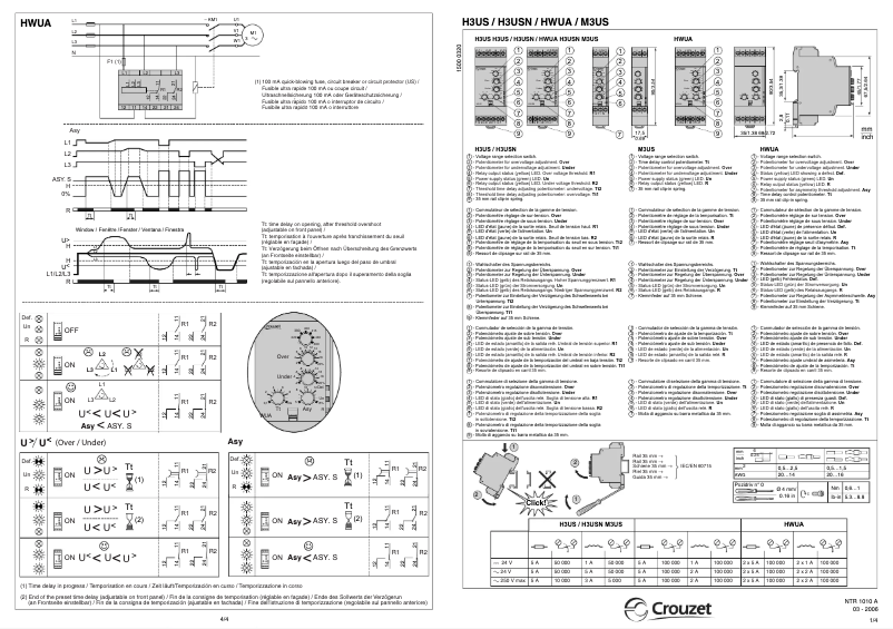 Imagen de la primera página del manual del dispositivo HWUA
