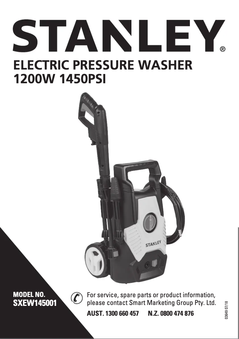 Página nº 1 - Manual de usuario Stanley SXEW145001