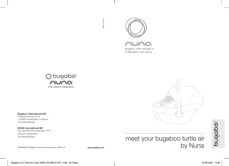 Página 1 del manual Manual de usuario Bugaboo Turtle One by Nuna