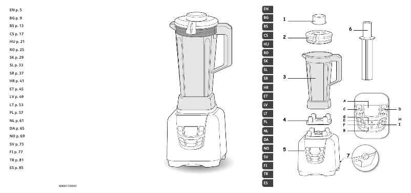 Página 1 del manual Manual de usuario Tefal UltraBlend BL935E