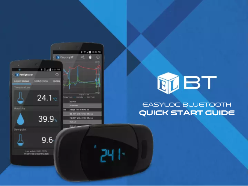 Imagen de la primera página del manual del dispositivo EL-BT-2