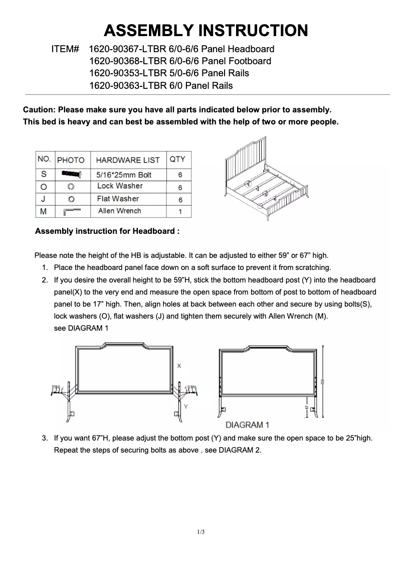 Página 1 del manual Manual de usuario Hooker 1620-90368-LTBR