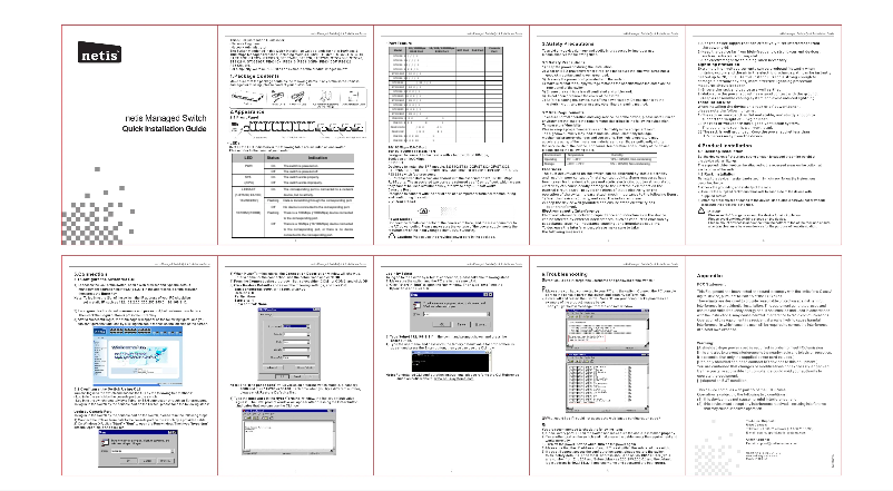 Página 1 del manual Manual de usuario Netis PE6326