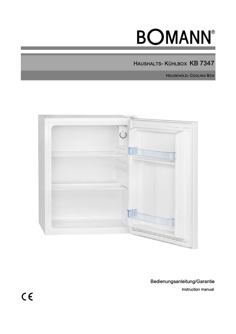 Imagen de la primera página del manual del dispositivo KB 7347