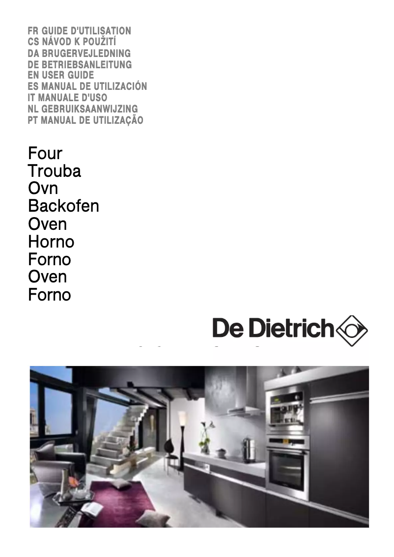 Página nº 1 - Manual de usuario De Dietrich DOE740