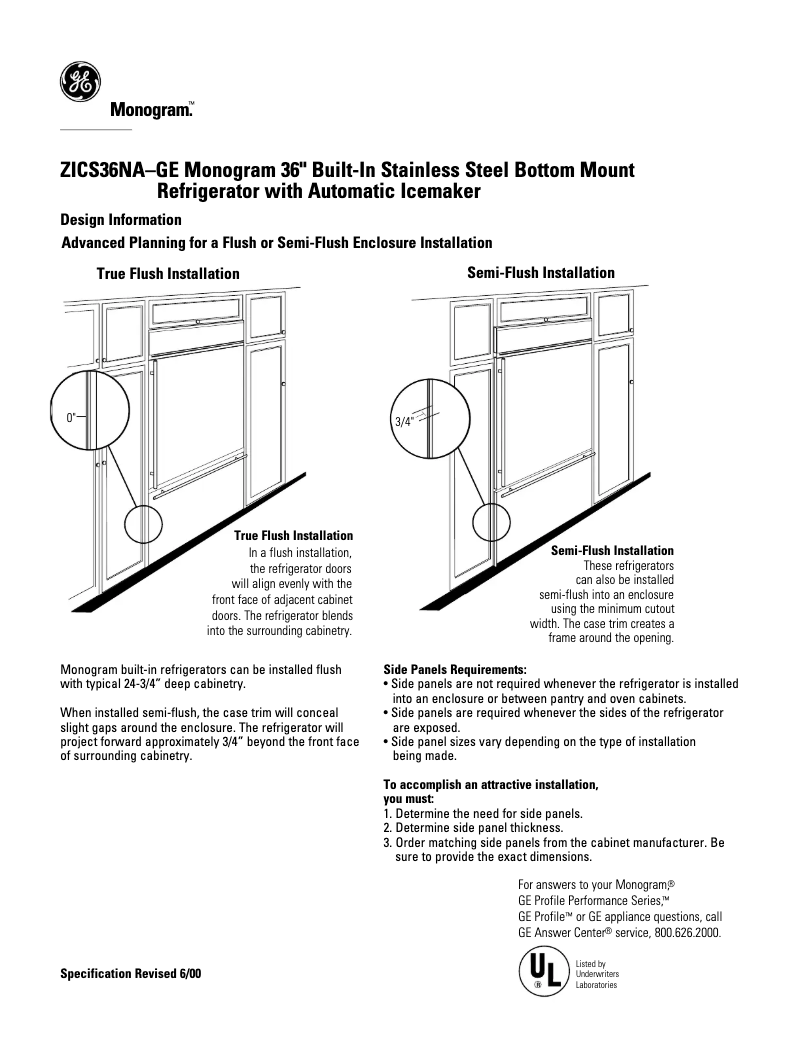 Imagen de la primera página del manual del dispositivo ZICS36NALH