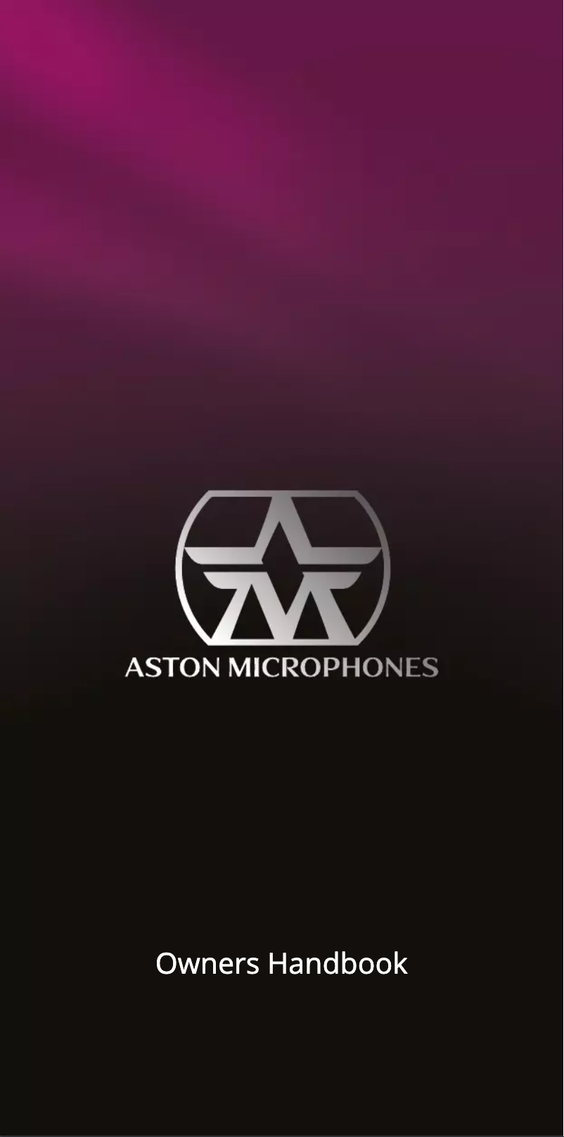 Imagen de la primera página del manual del dispositivo Stealth