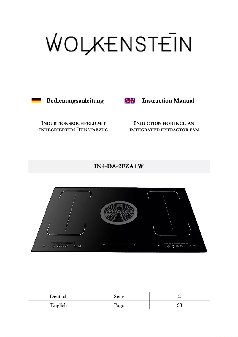 Página 1 del manual Manual de usuario Wolkenstein IN4-DA-2FZA+W