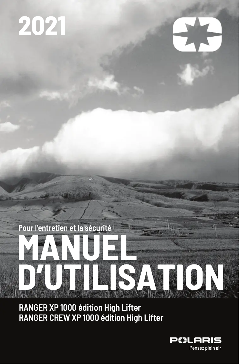 Página nº 1 - Manual de usuario Polaris Ranger XP 1000 High Lifter (2021)