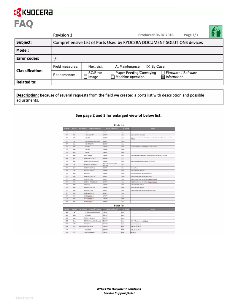 Imagen de la primera página del manual del dispositivo ECOSYS M6235cidn