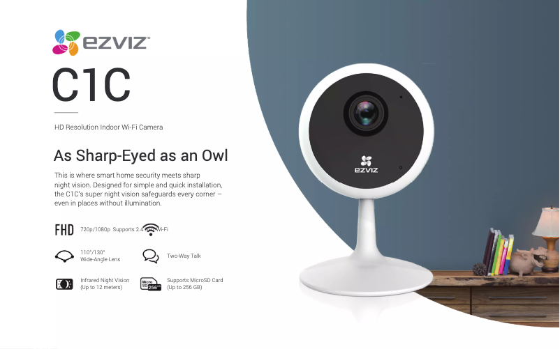 Página nº 1 - Ficha técnica EZVIZ C1C