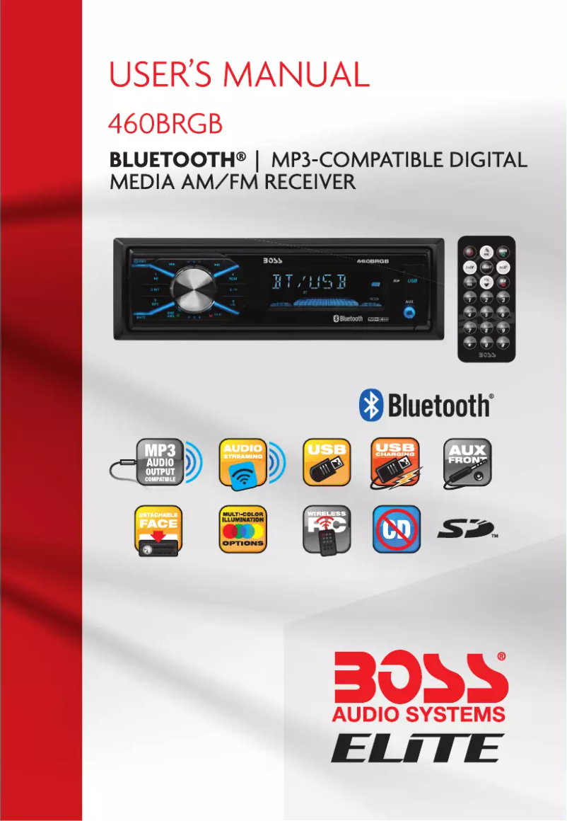 Página nº 1 - Manual de usuario Boss 460BRGB