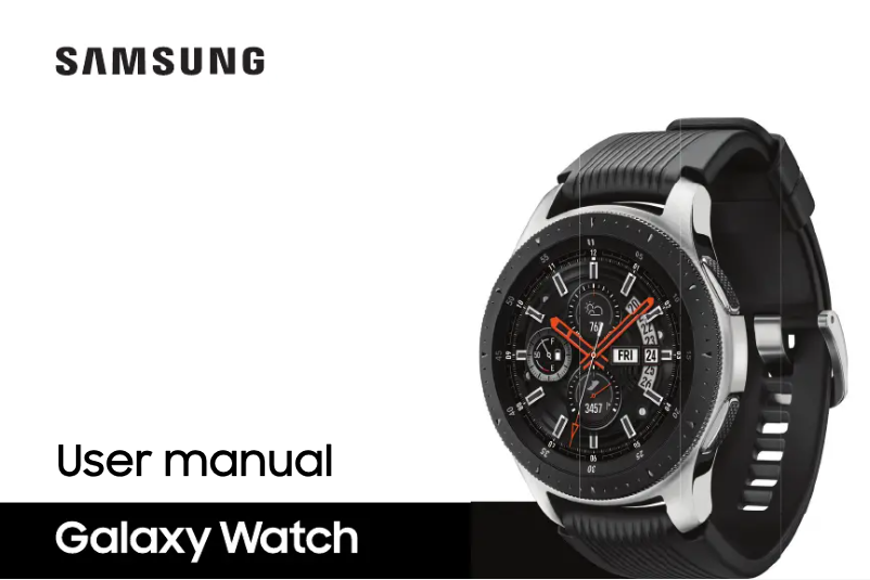Imagen de la primera página del manual del dispositivo Galaxy Watch LTE