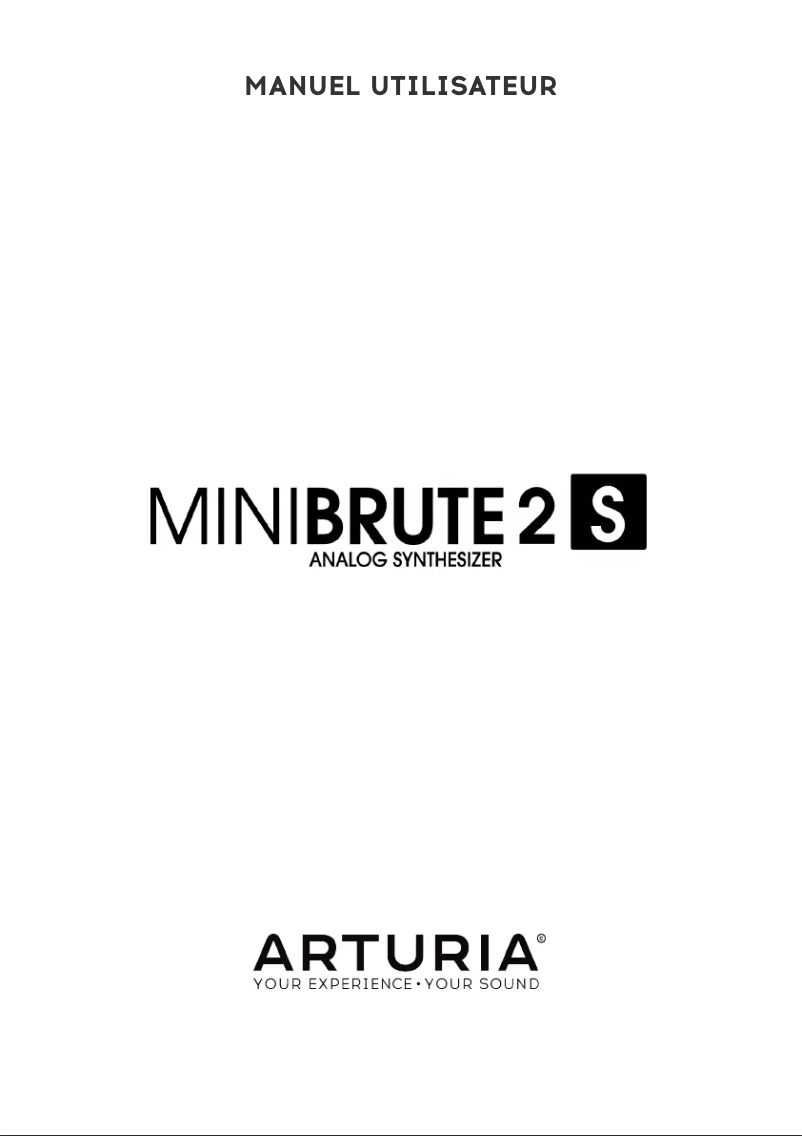 Página 1 del manual Manual de usuario Arturia MiniBrute 2S