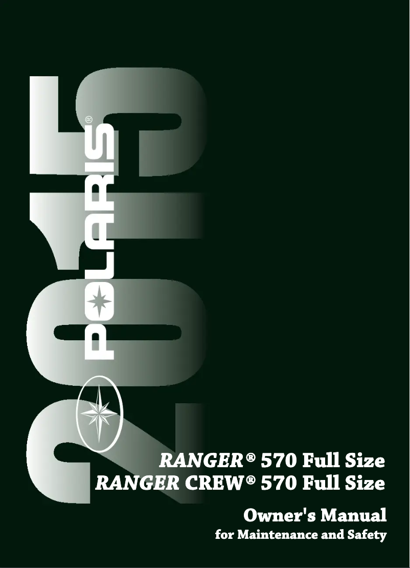 Imagen de la primera página del manual del dispositivo Ranger Crew 570 Full-size (2015)