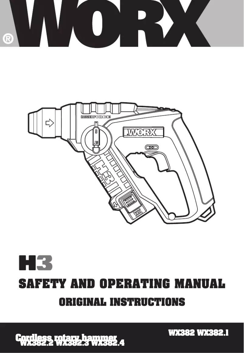 Página 1 del manual Manual de usuario Worx WX382