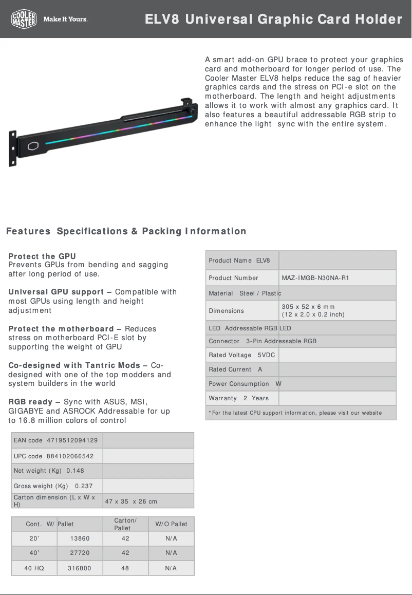 Imagen de la primera página del manual del dispositivo ELV8