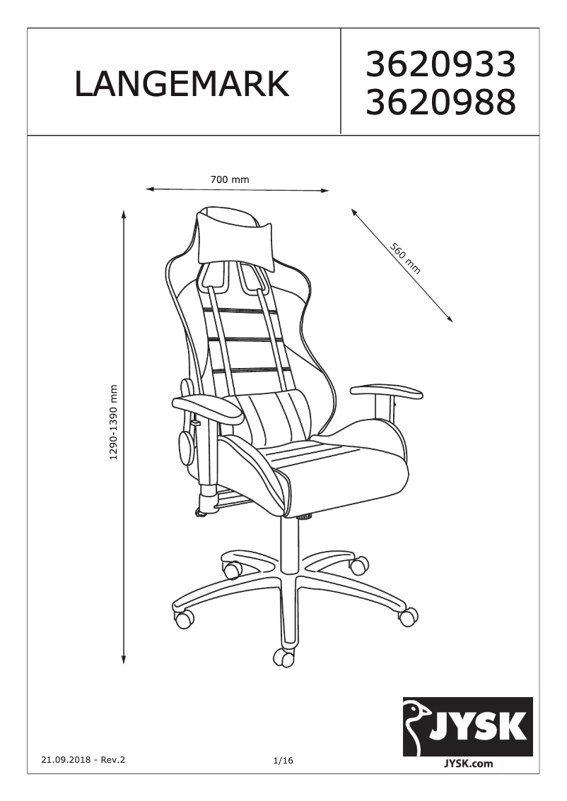 Imagen de la primera página del manual del dispositivo Lamdrup