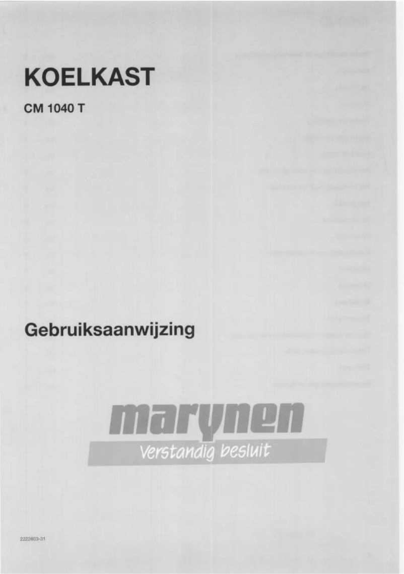 Imagen de la primera página del manual del dispositivo CM 1040 T