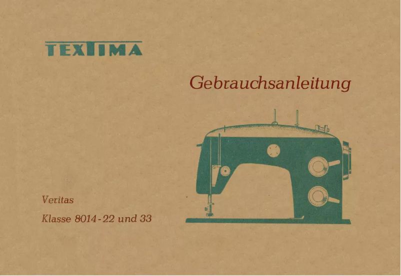 Página 1 del manual Manual de usuario Veritas Textima 8014/23