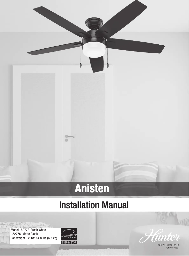 Página nº 1 - Manual de usuario Hunter Anisten