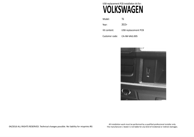 Imagen de la primera página del manual del dispositivo CA-IW-VAG.005