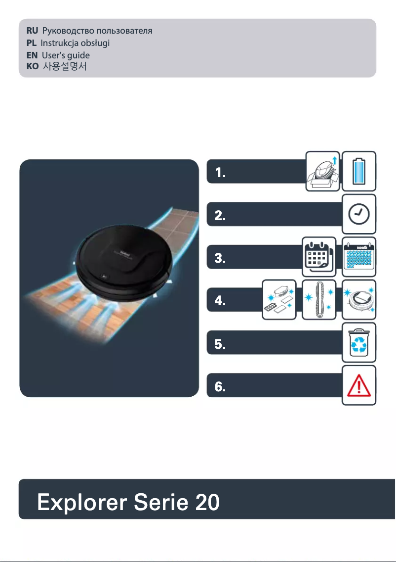 Imagen de la primera página del manual del dispositivo Explorer Serie 20 RG6875