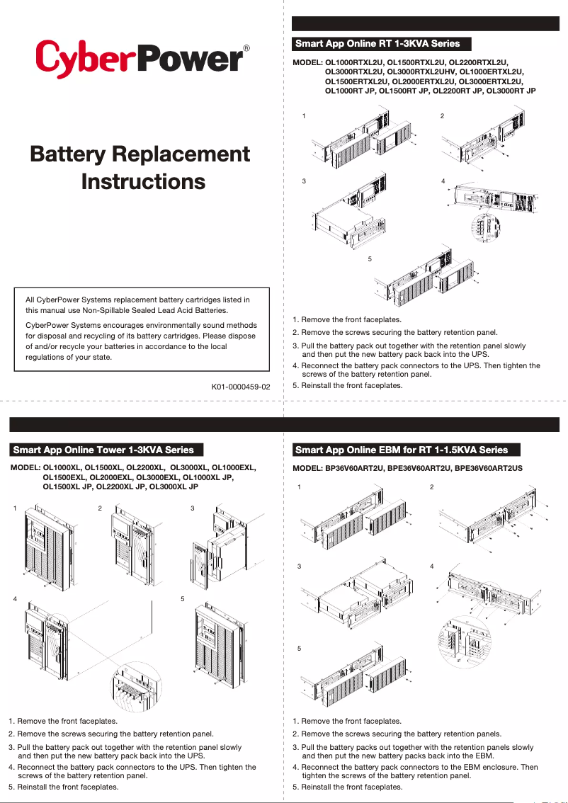 Imagen de la primera página del manual del dispositivo RB1290X6A