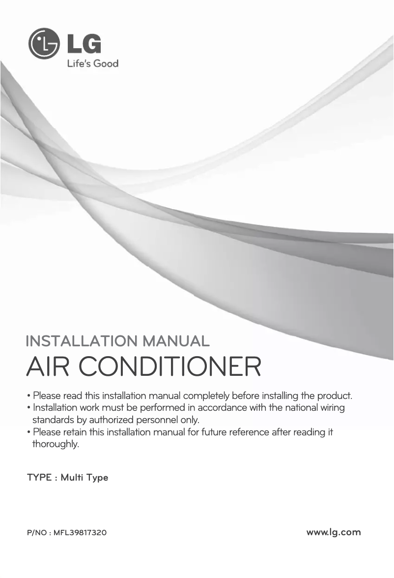 Página 1 del manual Manual de usuario LG A4UQ306FA2