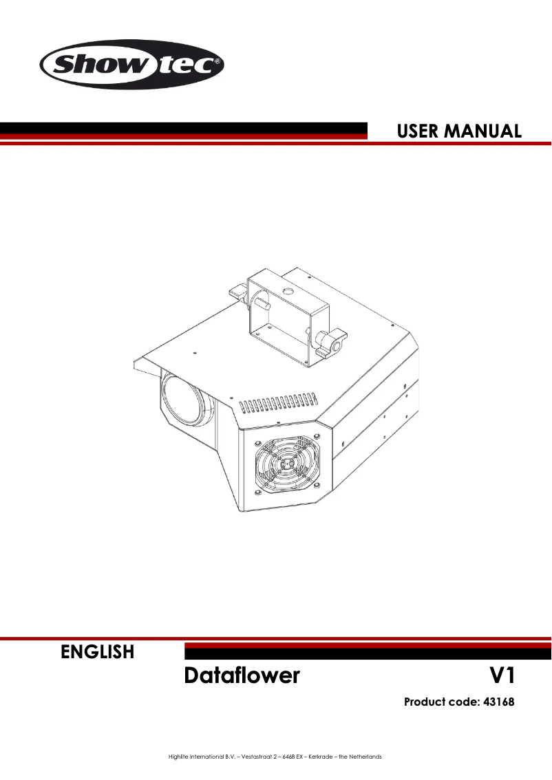 Imagen de la primera página del manual del dispositivo Dataflower