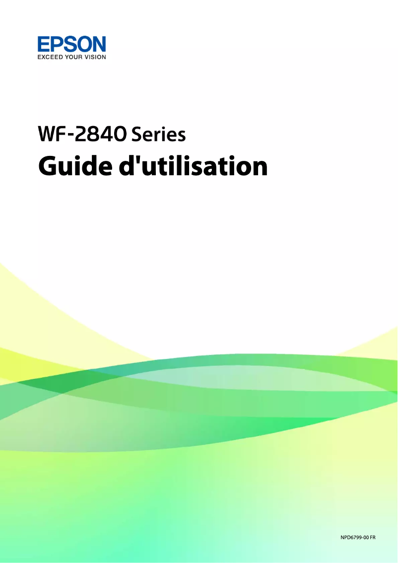 Página 1 del manual Manual de usuario Epson WorkForce WF-2845DWF